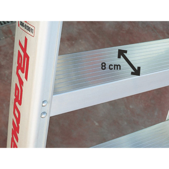 Dwustronna drabina z szerokimi stopniami Faraone ND